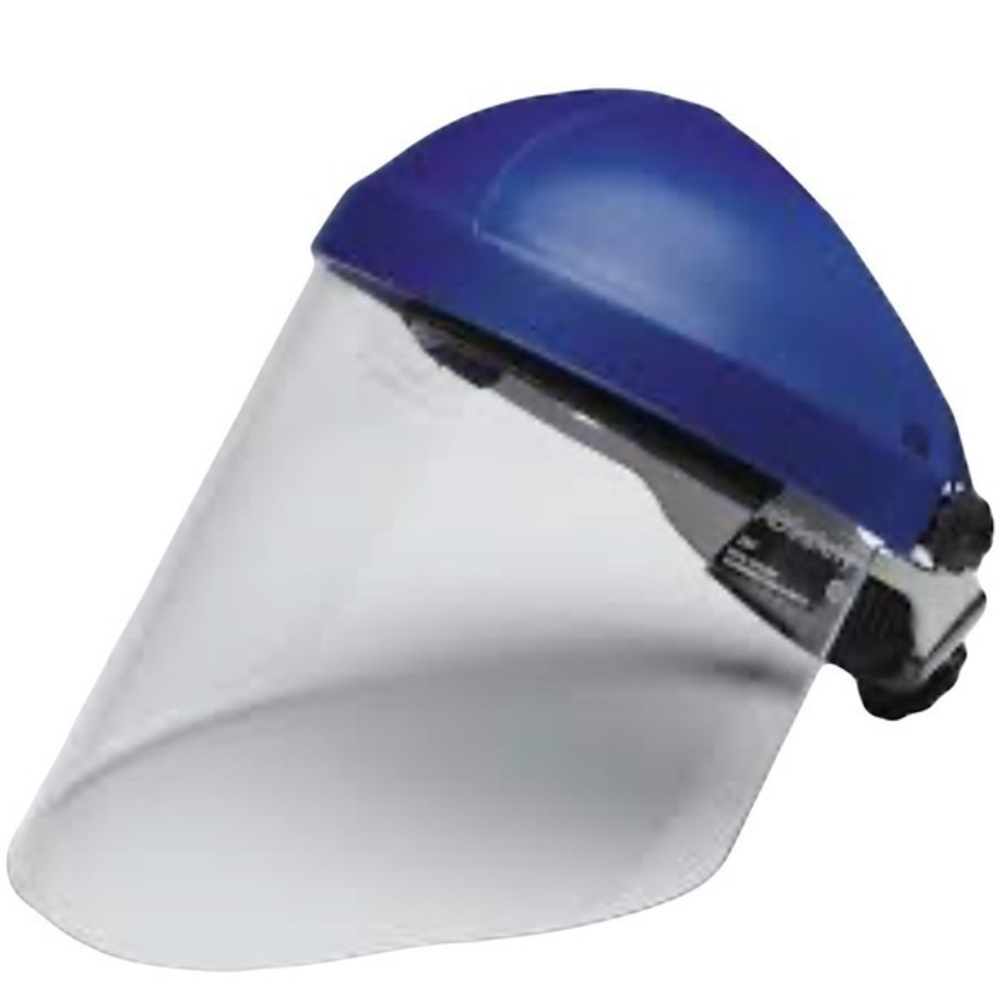 3M Ratchet Headgear | Face Shield | Work Mask | Blue/Clear